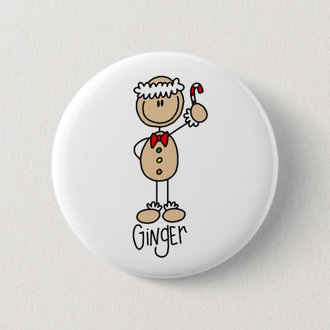 The Gingerbread Man Button (Front)