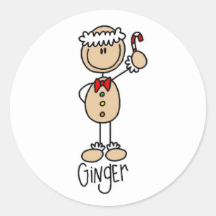 The Gingerbread Man Sticker