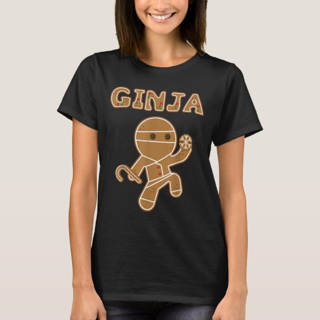 The Ginja _ Funny Gingerbread Man Ginger Gift Tee  (Front)
