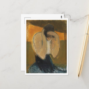 The Gipsy Woman, Helene Schjerfbeck Postcard