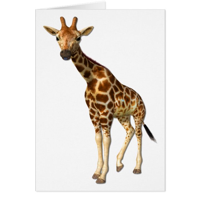 The Giraffe Card (Front)