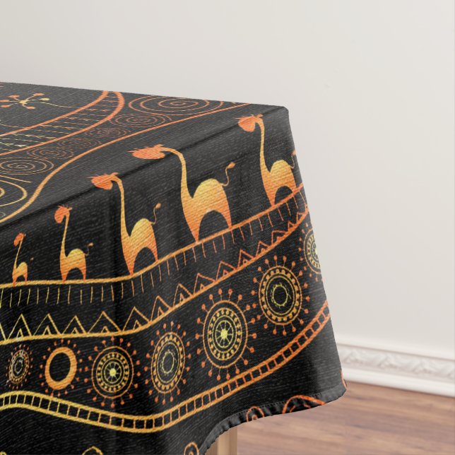 The  Giraffe Design Tablecloth (In Situ)