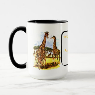 The Giraffe Family - Mug