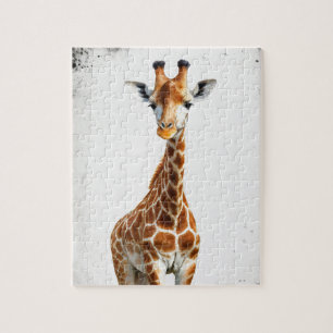 The giraffe jigsaw puzzle
