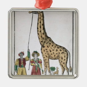 The Giraffe Presented to King from Pasha of Metal Tree Decoration