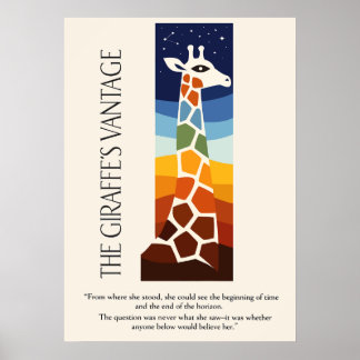 The Giraffe’s Vantage Art Poster