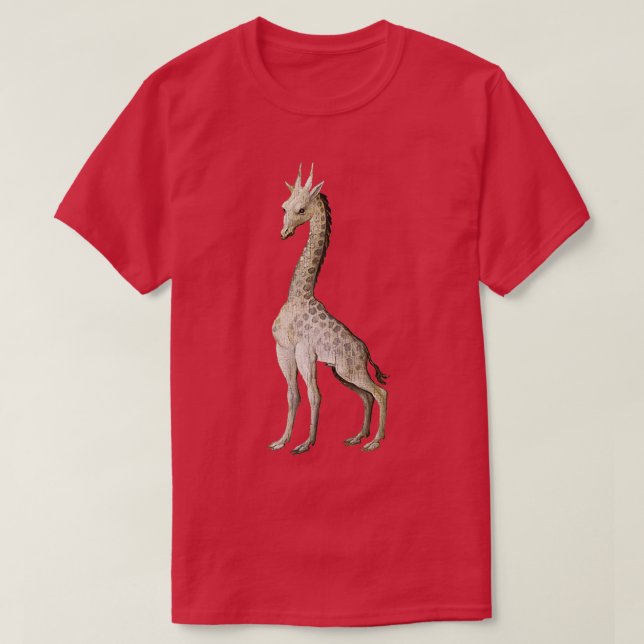 The Giraffe The Garden of Delights Jerome Bosch T-Shirt (Design Front)