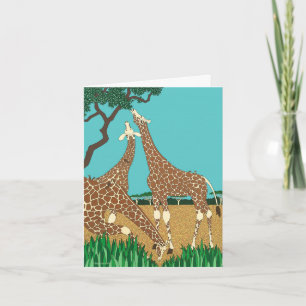 The Giraffes Card