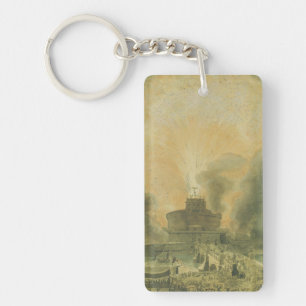 The Girandola at the Castel Sant'Angelo Key Ring