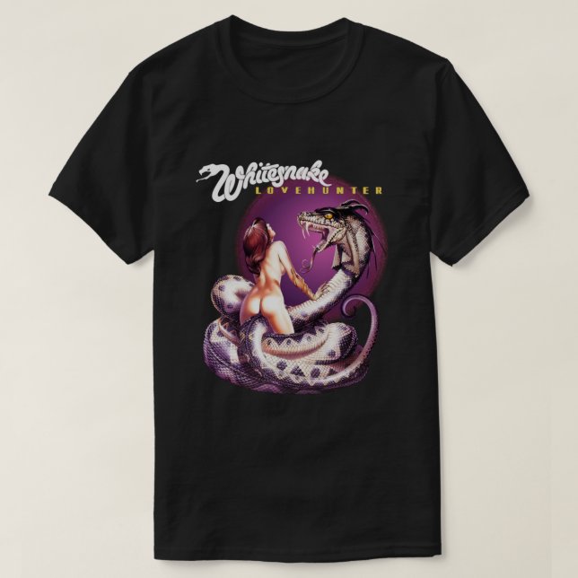 The Girl And Snake Lovehunter T-Shirt (Design Front)