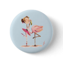 The girl and the Flamingo