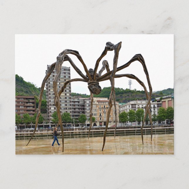 "The girl and the spider." Fantasy. Maman is sculp Postcard (Front)