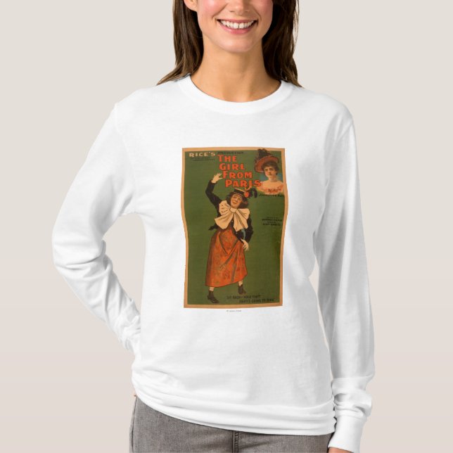 "The Girl from Paris" Theatre Musical Poster T-Shirt (Front)