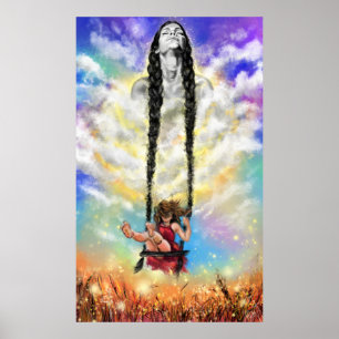 The Girl In Me Poster - Feeling - Painting Art