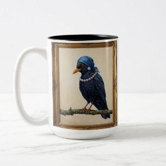 The Girl in the Bandanna Two-Tone Coffee Mug