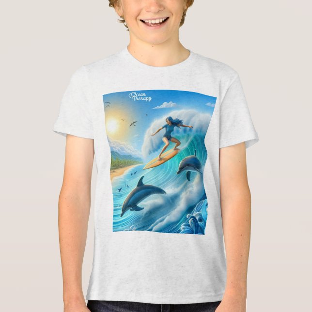 The Girl Power Colection Tri-Blend Shirt (Front)