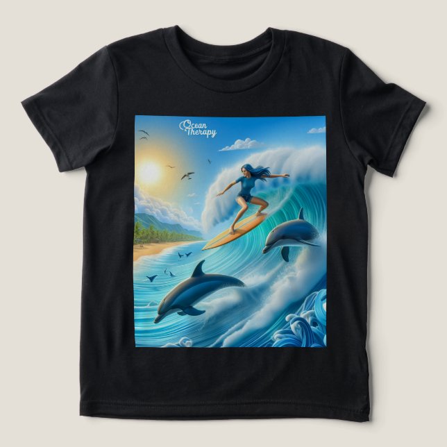 The Girl Power Colection Tri-Blend Shirt (Design Front)