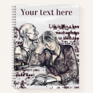 The girl reading a book