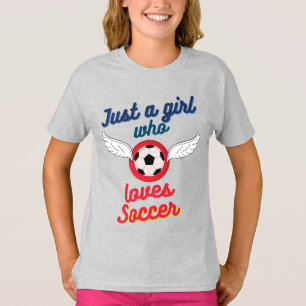 The girl who loves soccer T-Shirt