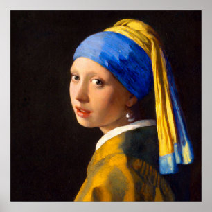 The Girl with a Pearl Earring by Johannes Vermeer Poster