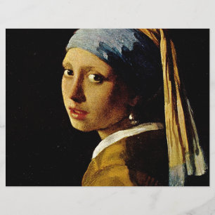 The Girl with a Turban/Girl with the Pearl Earring Flyer