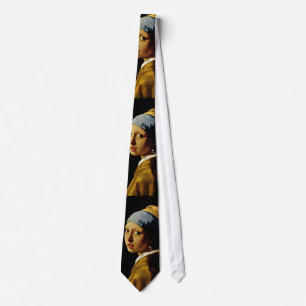 The Girl with a Turban/Girl with the Pearl Earring Tie