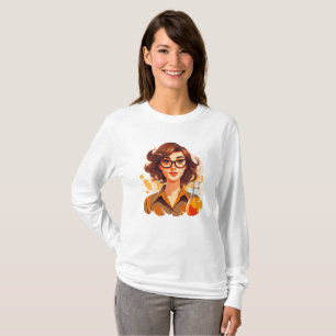 The Girl With Glasses T-Shirt