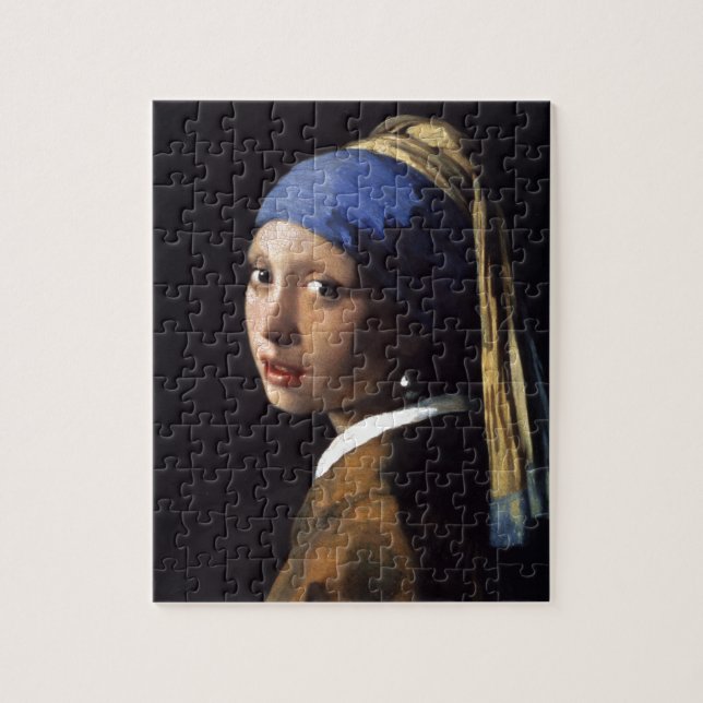 The Girl With The Pearl Earring Jigsaw Puzzle (Vertical)