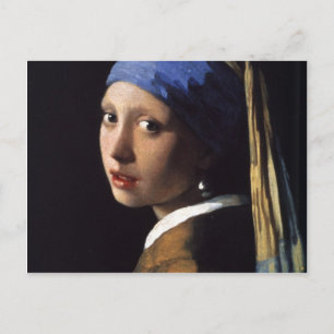 The Girl With The Pearl Earring Postcard