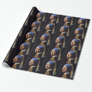 The Girl With The Pearl Earring Wrapping Paper