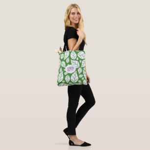 The Girls' School of Austin Leaf Design Tote Bag