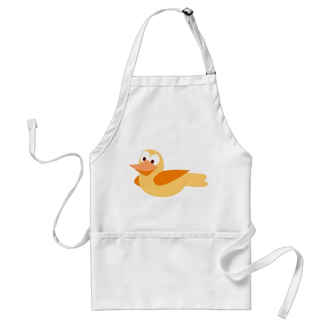 The glad and funny duck flying standard apron (Front)