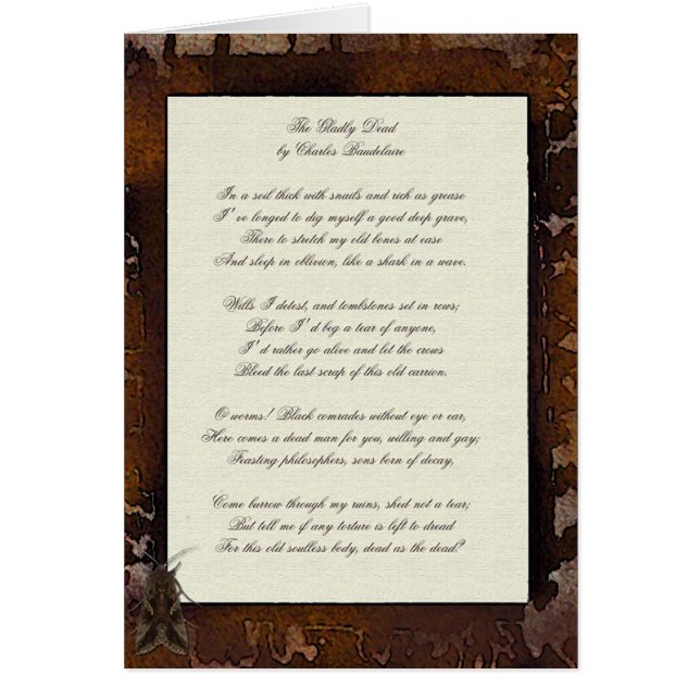 The Gladly Dead Card (Front)