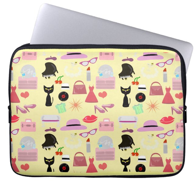 The Glam Life Laptop Case (Front)