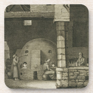 The Glass Bottle Maker, from Volume II Arts and Tr Coaster