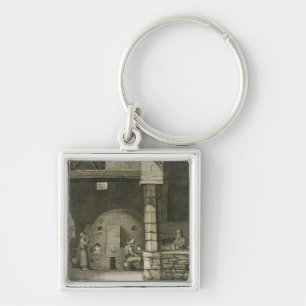 The Glass Bottle Maker, from Volume II Arts and Tr Key Ring