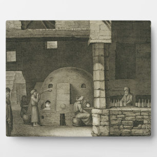 The Glass Bottle Maker, from Volume II Arts and Tr Plaque