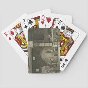 The Glass Bottle Maker, from Volume II Arts and Tr Playing Cards