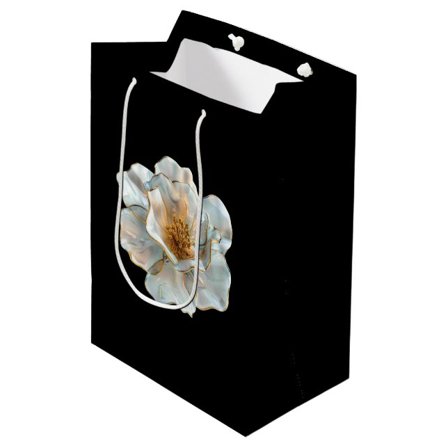 The Glass Daffodil  Medium Gift Bag (Front Angled)