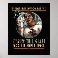 The Glass: Mostly Empty Space (16x20")