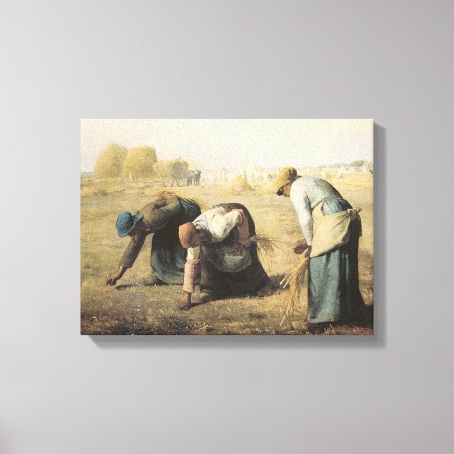 The Gleaners, 1857 Canvas Print (Front)