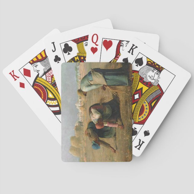The Gleaners, 1857 Playing Cards (Back)