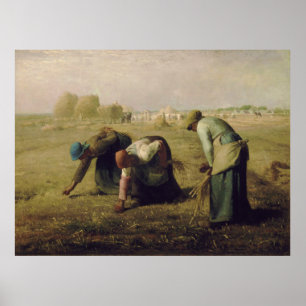 The Gleaners by Jean-François Millet 1857 Poster