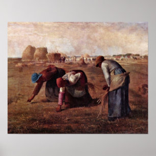The Gleaners by Jean-Francois Millet Poster
