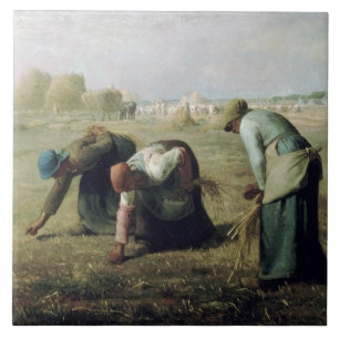 The Gleaners, Jean-Francois Millet Tile