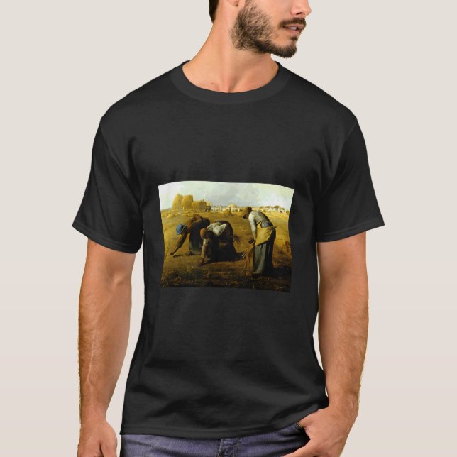 The Gleaners Les Glaneuses By Jean-Francois Millet T-Shirt (Front)