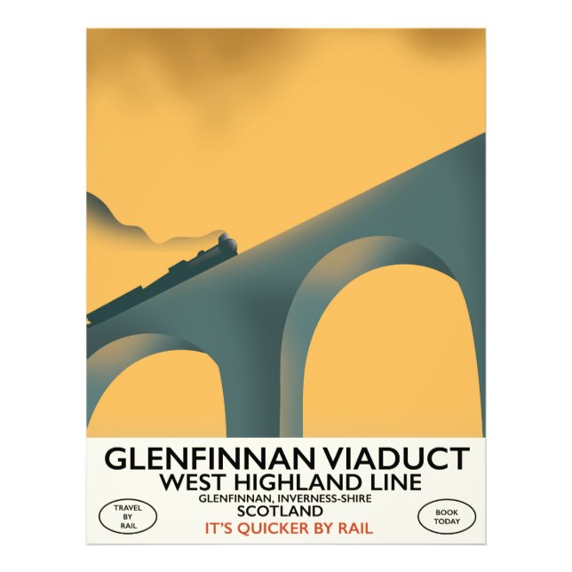 The Glenfinnan Viaduct Scotland. Photo Print (Front)