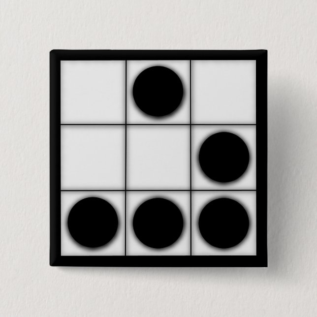 The Glider: A Universal Hacker Emblem Button (Front)