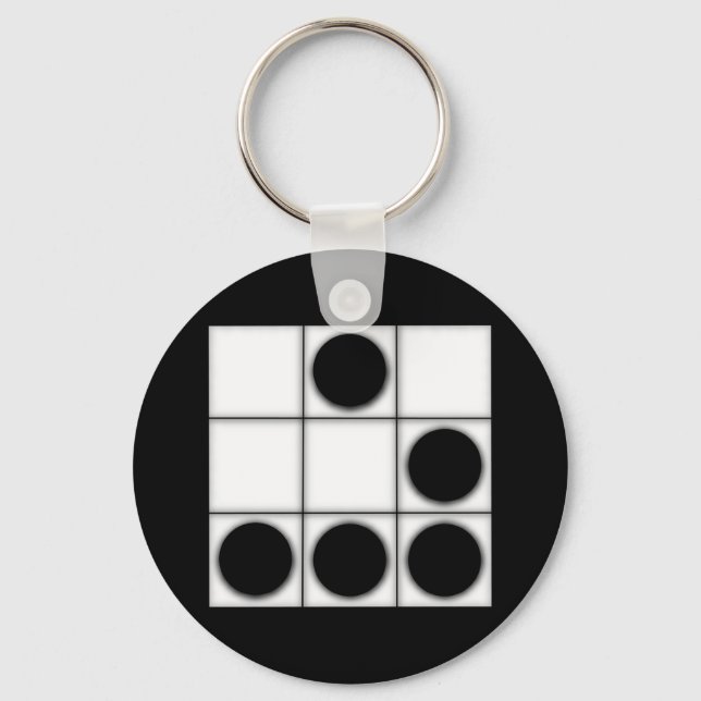 The Glider: A Universal Hacker Emblem Keychain (Front)