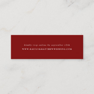 The Glitter Damask Las Vegas Wedding Collection Mini Business Card